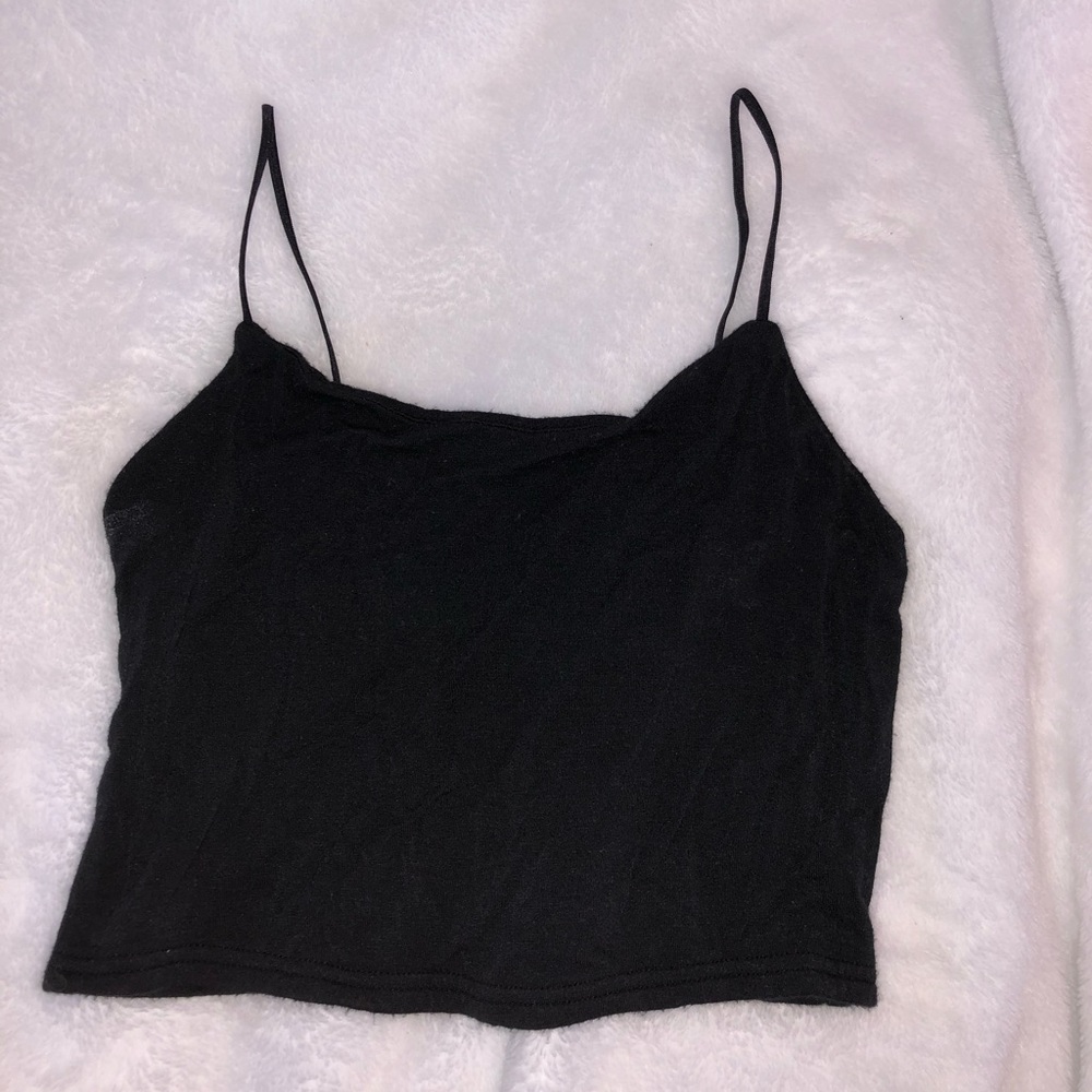 Black Pacsun thin strap tank top